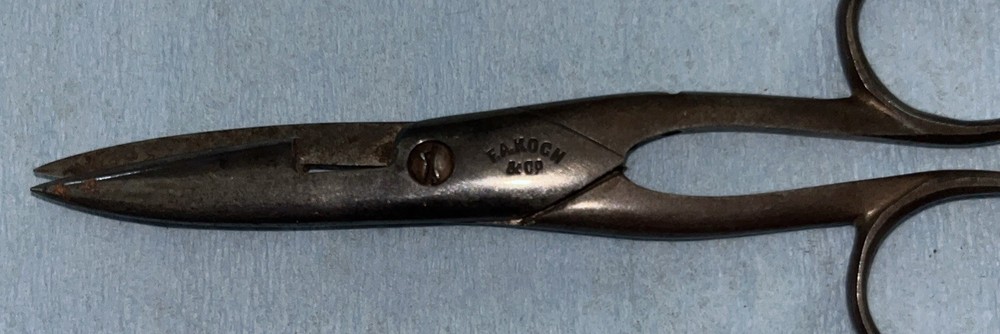 Vintage FA Koch & Co Button Hole Scissors
