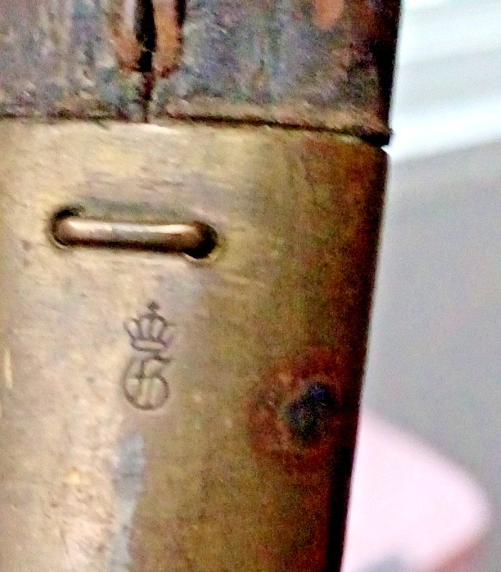 WWI Imperial German Dress Bayonet M1871 Style WKC Solingen Etched Unit Marked