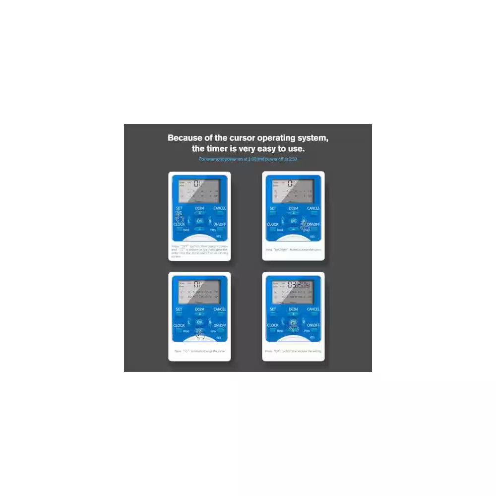 30A Amp 110V 220V 1440 Min. Chronologic Programmable Smart Timer Outdoor Socket