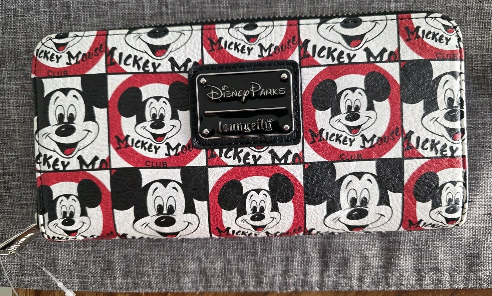Disney Parks Loungefly MICKEY MOUSE Club Wallet VERY GOOD USED CONDITION