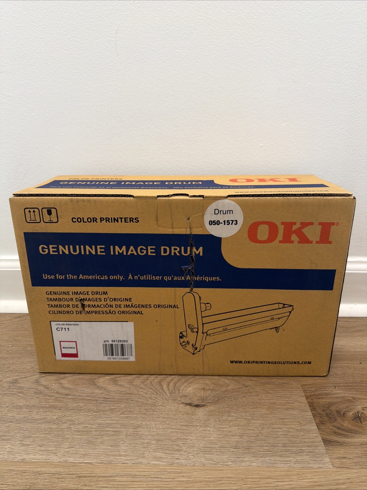OKI Genuine Image Drum 56129202 050-1573 C711 MAGENTA - Sealed Package - OKIDATA