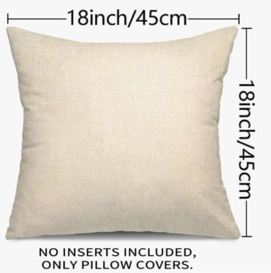 William Morris Abstract Floral Bunny Design Linen Throw Pillow Cover Home Decor