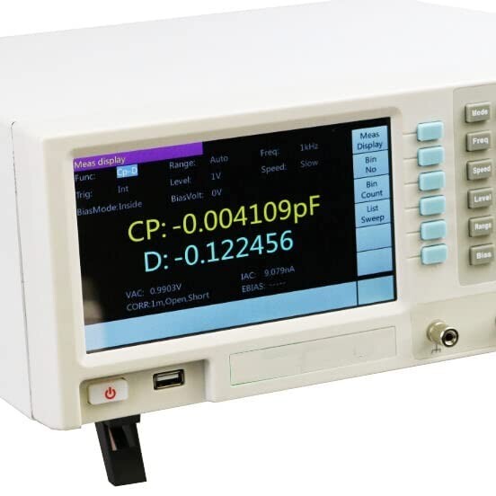 Precision LCR Meter Frequency 10Hz～100kHz Accuracy 0.05% Frequency Adjustable