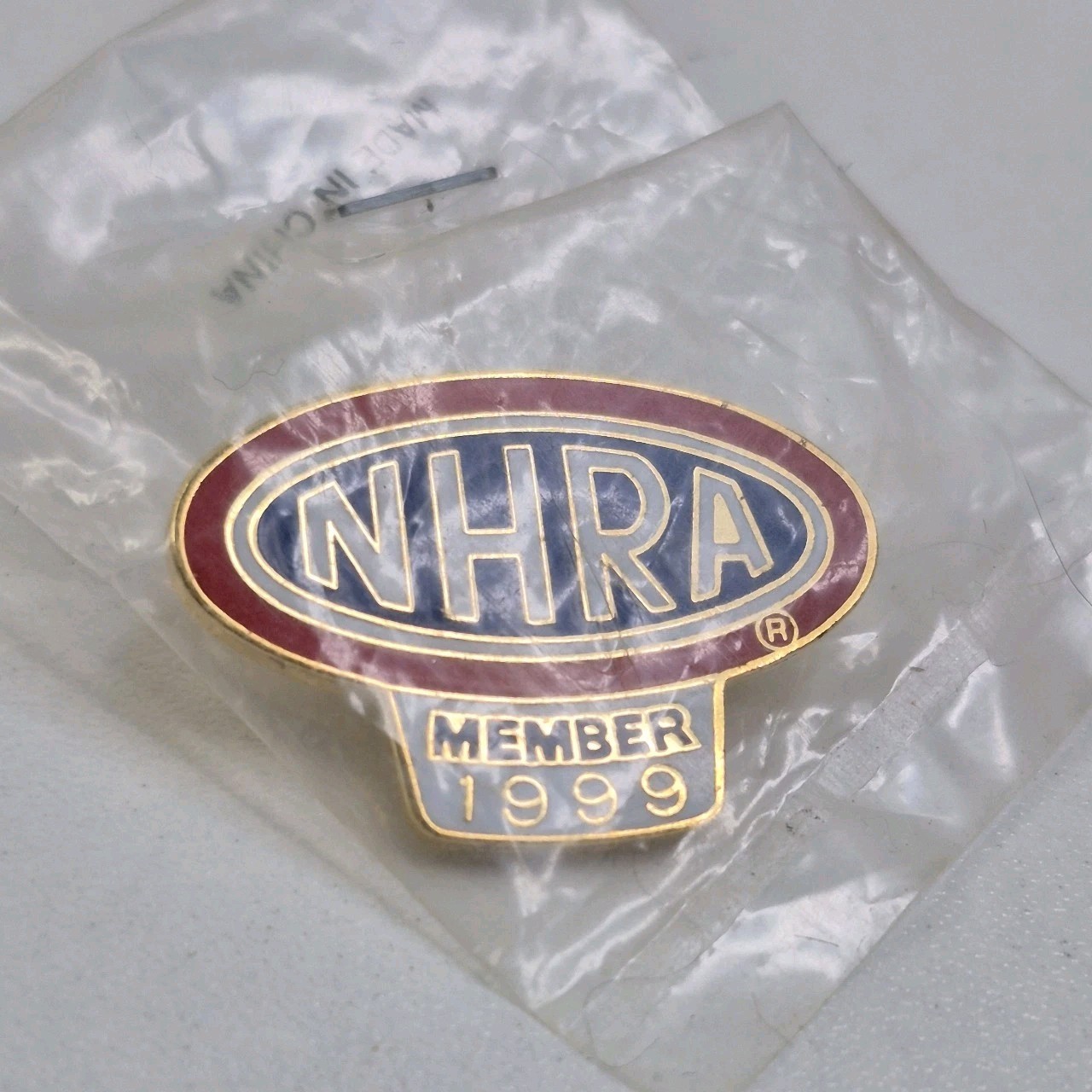 VTG 1999 NHRA CHAMPIONSHIP DRAG RACING MEMBER HAT LAPEL PIN 1999 NIP