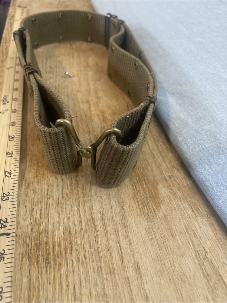 ORIGINAL US ARMY EQUIPMENT FIELD BELT-green