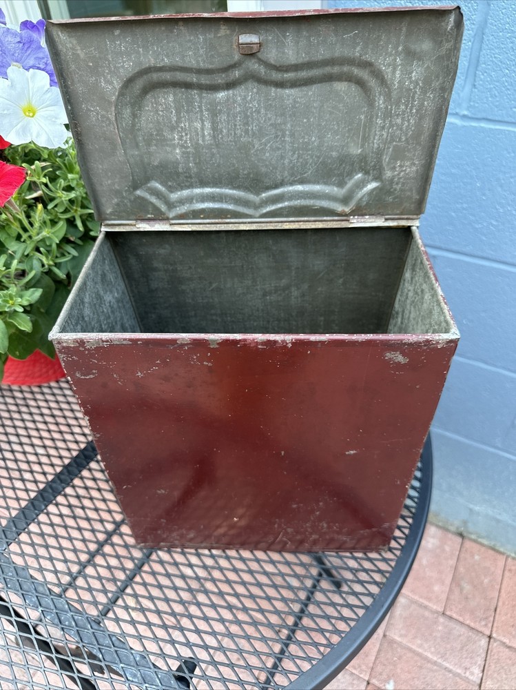 Antique Tin Toleware Store Display Spice Container Austria