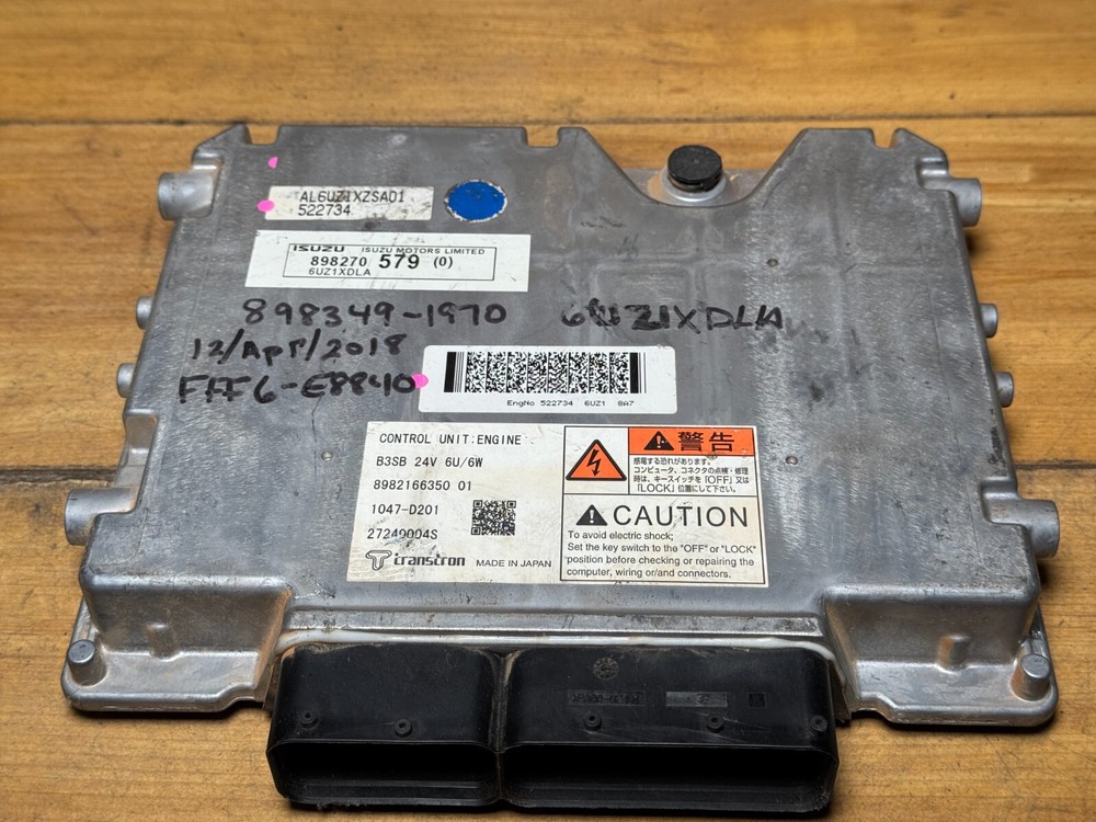 Isuzu ECM ECU 898270579 OEM Engine Control Module Diesel Computer Unit 6UZ1