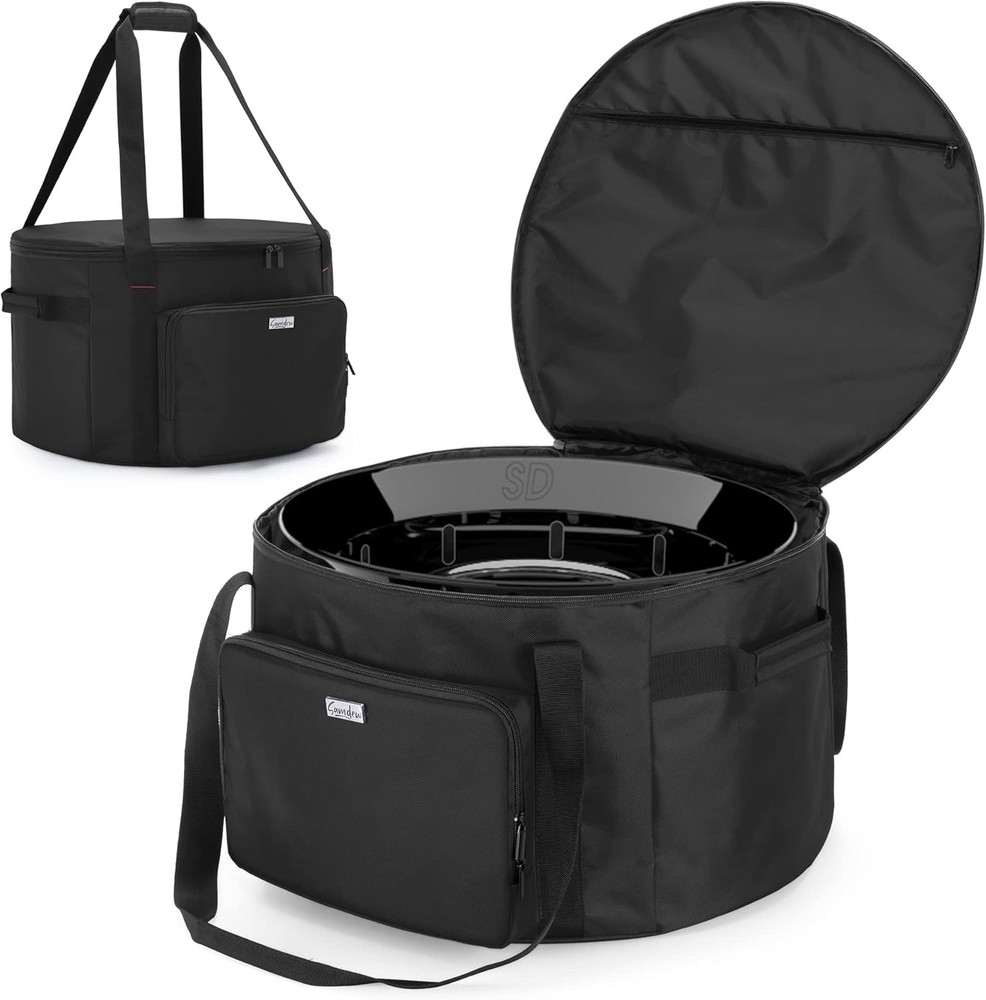 samdew 19 Inch Outdoor Fire Pit Bag Compatible with Single Layer for 19