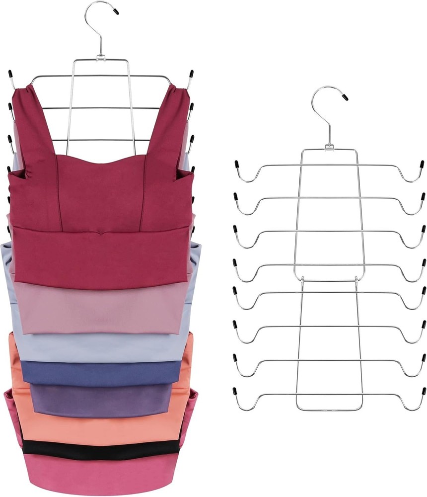 Tank Top Hanger Space Saving Bra Organizer Closet Storage 2 Pack