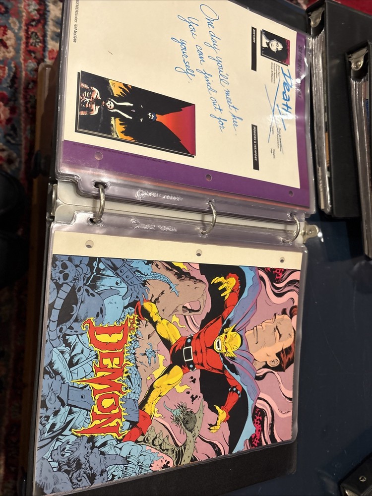 Comic Book Bio Binder