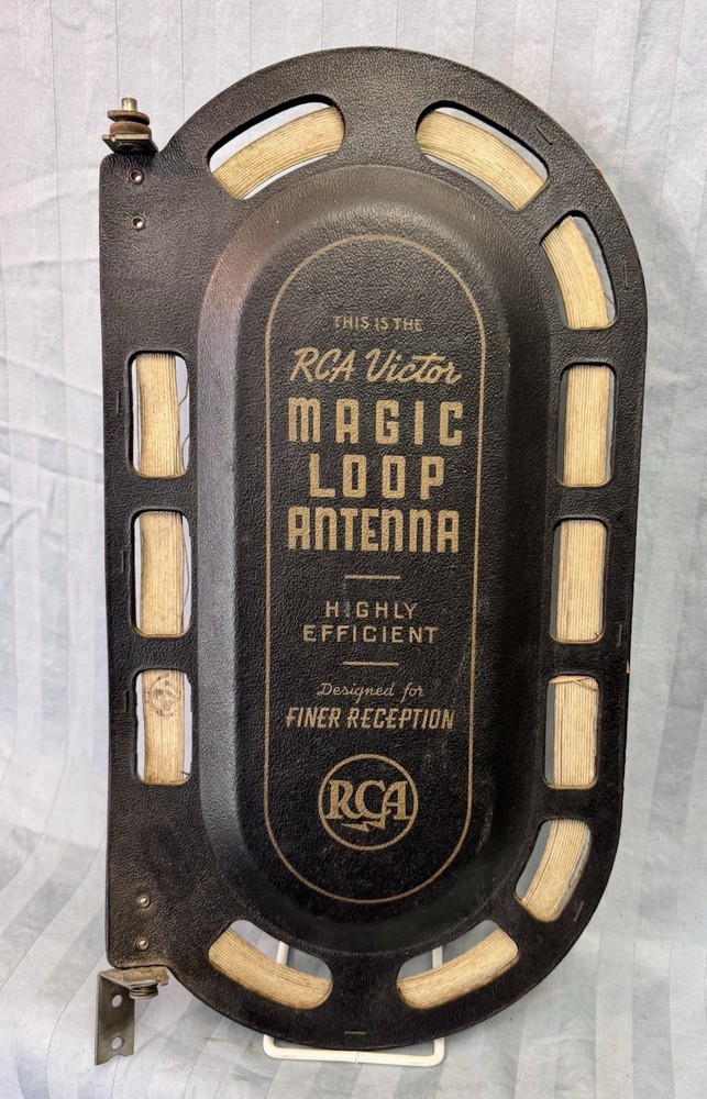 Vintage RCA Radio "MAGIC LOOP" INSIDE AERIAL Antenna. Untested