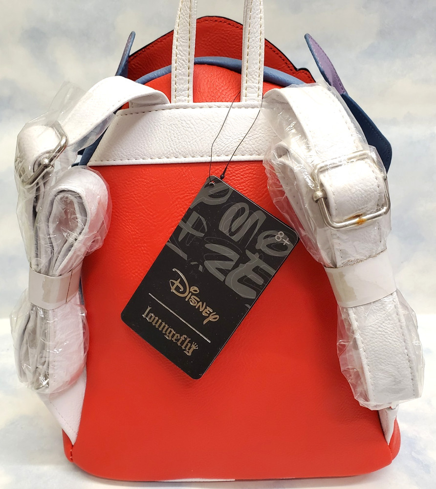 LOUNGEFLY Backpack STITCH SANTA NEW with TAGS