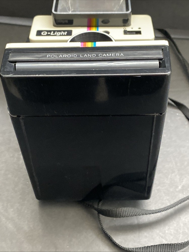 Vintage Polaroid One Step Land Camera Rainbow Stripe Untested