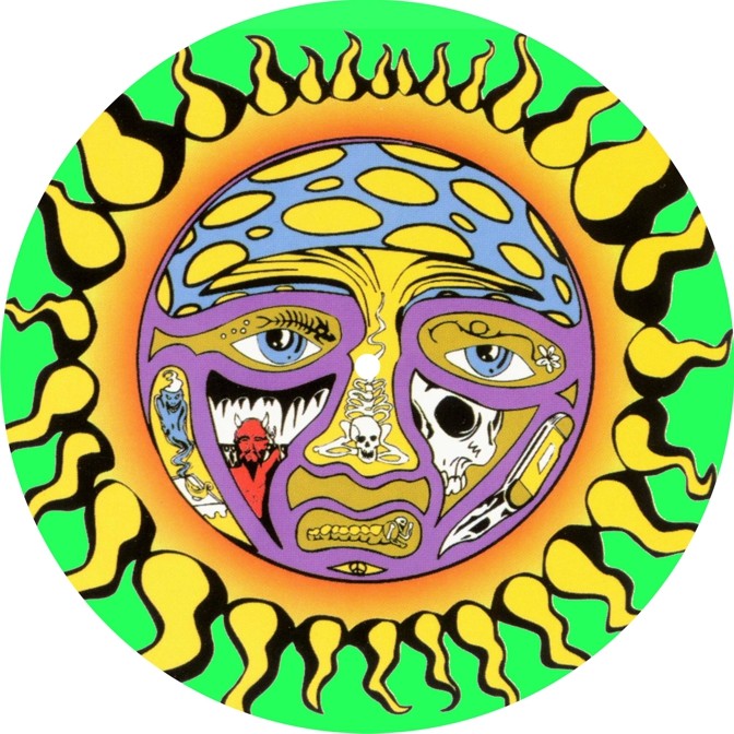Slipmat Slip Mat 4 Technics or Single 7" 45 Turntable Record Player SUBLIME SUN