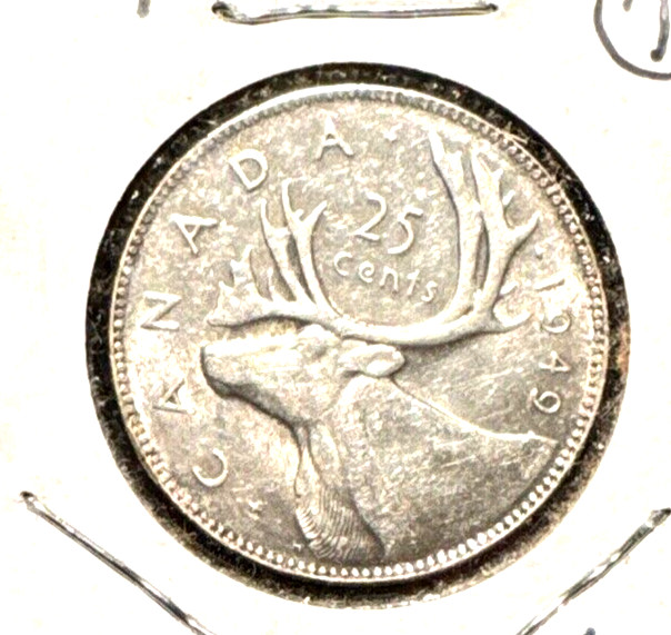 Canada 1949 quarter KM 44 Unc (1)