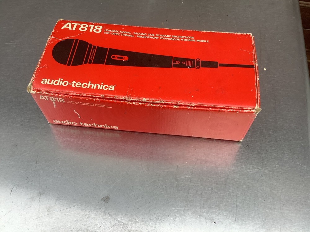 VINTAGE AUDIO TECHNICA AT 818 MICROPHONE