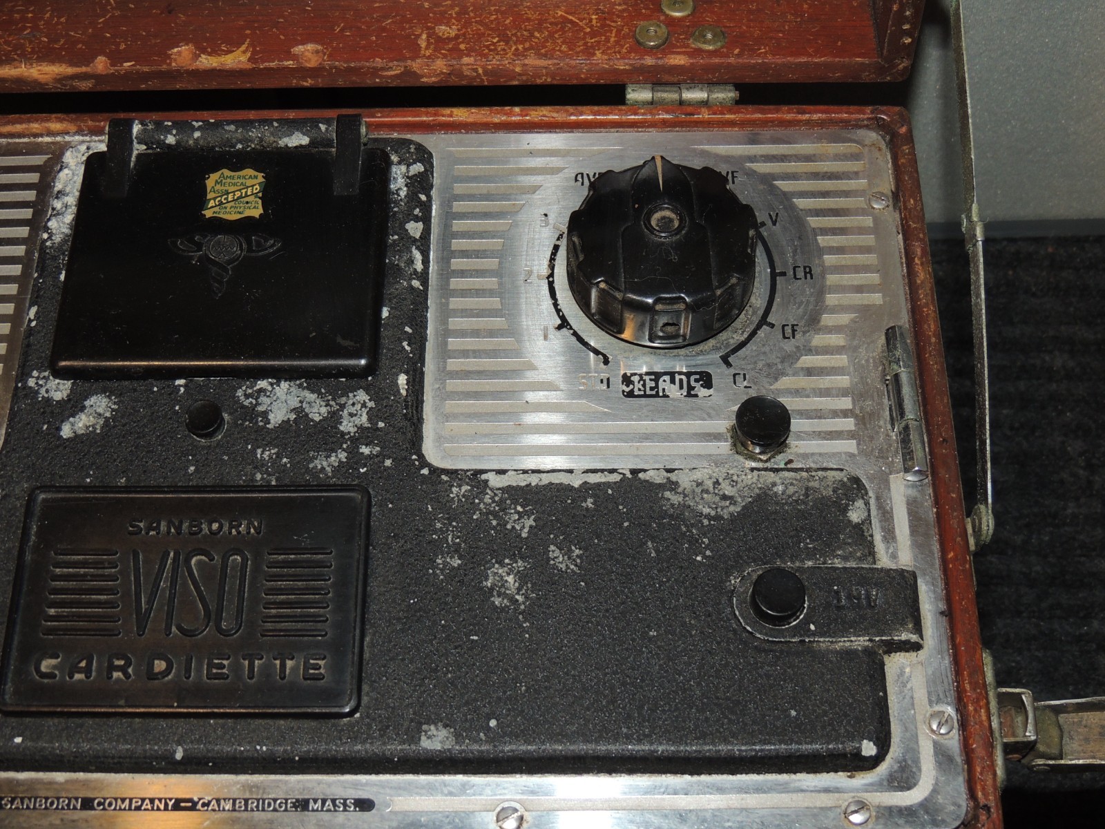 Vintage Sanborn Viso Cardiette Electrocardiograph Machine