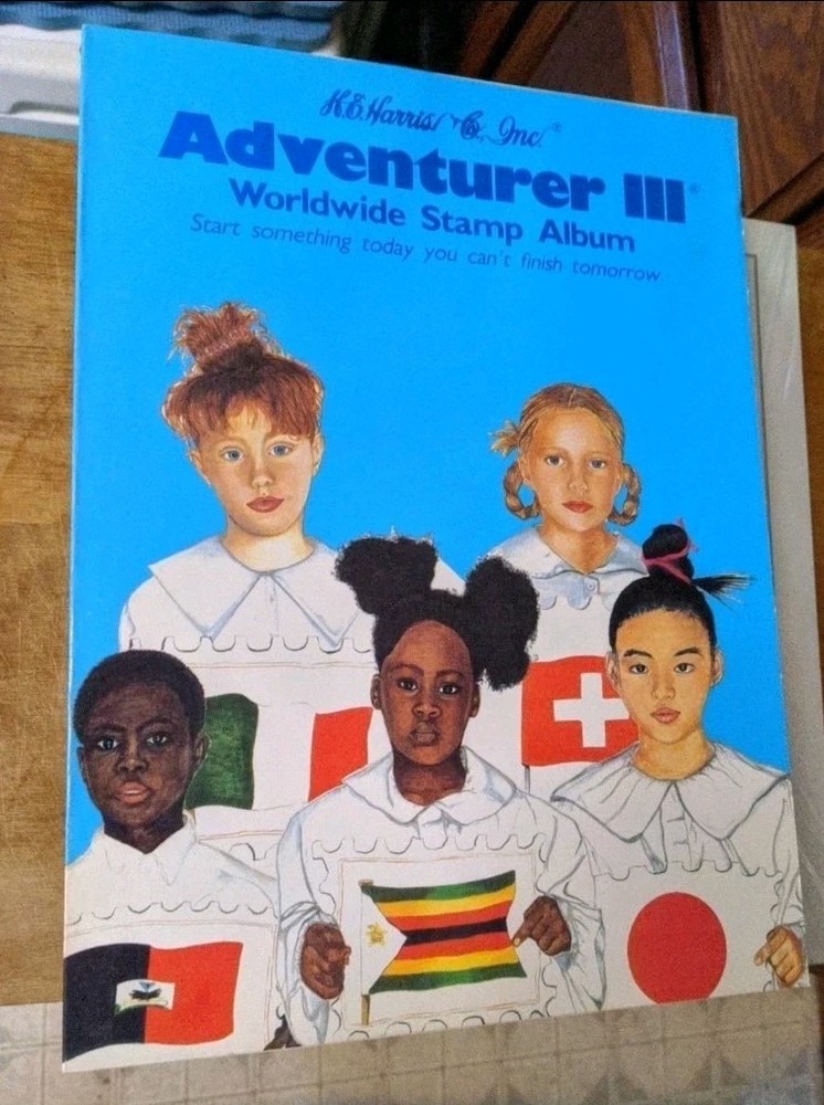 H.E.Harris Adventure III Worldwide Stamp Album