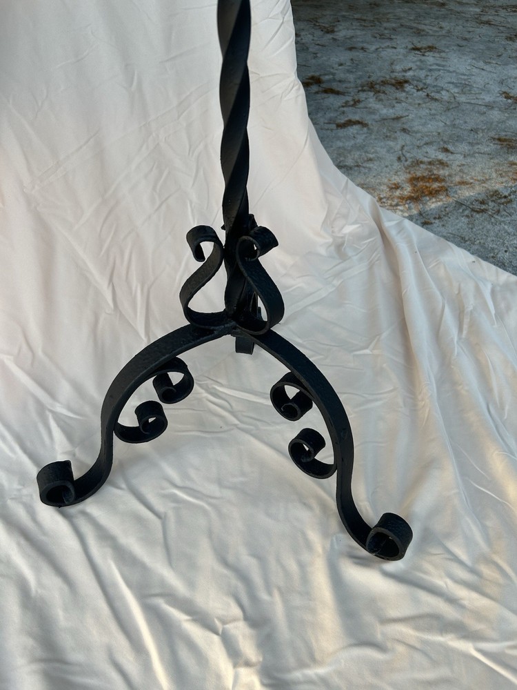 Addison Mizner wrought iron Torchiere