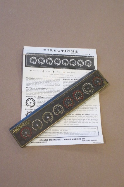 Vintage ADDOMETER Adding Machine
