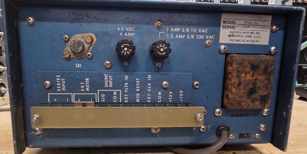 RARE Digitech 2682-06 Distortion Analyzer? TURNS ON - PM1A IM2A AM1C modules