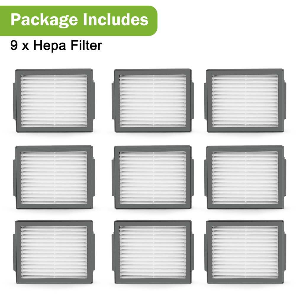 9 Pcs Replacement Filter for iRobot Roomba i7 i7+ i3 i6 i8 Plus E5 E6 E7 Vacuum