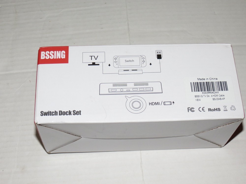 p2 BSSING TV Dock Station for Switch/Switch OLED, Replacement