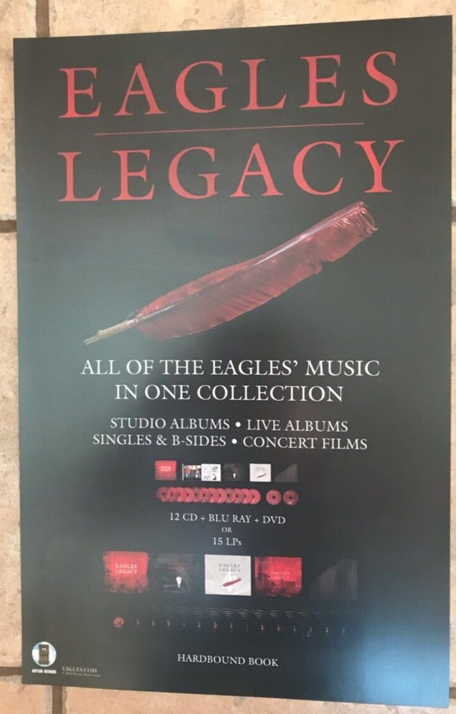 EAGLES Legacy  promo poster  11x17 double sided