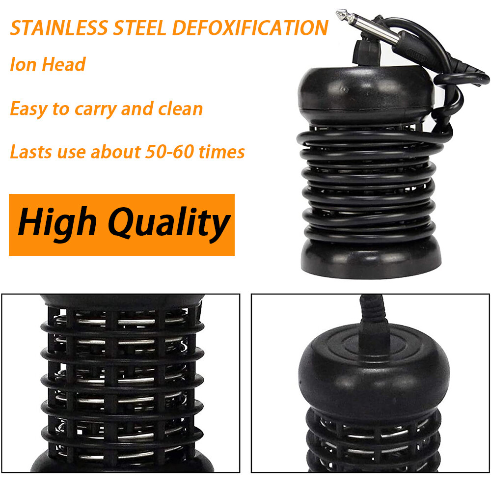 2 Ionic Detox Foot Spa Bath Array Round Stainless Steel Arrays Machine For Salon