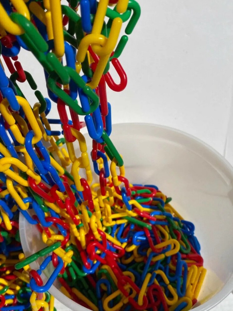 Creative Publications Learning Plastic Links Play Chains Kids Play Learning Vtg