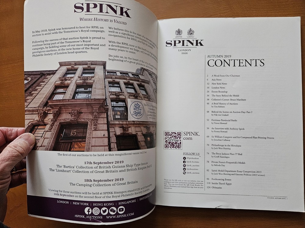 Insider Spink Issue 34 Autumn 2019 Auction Catalog