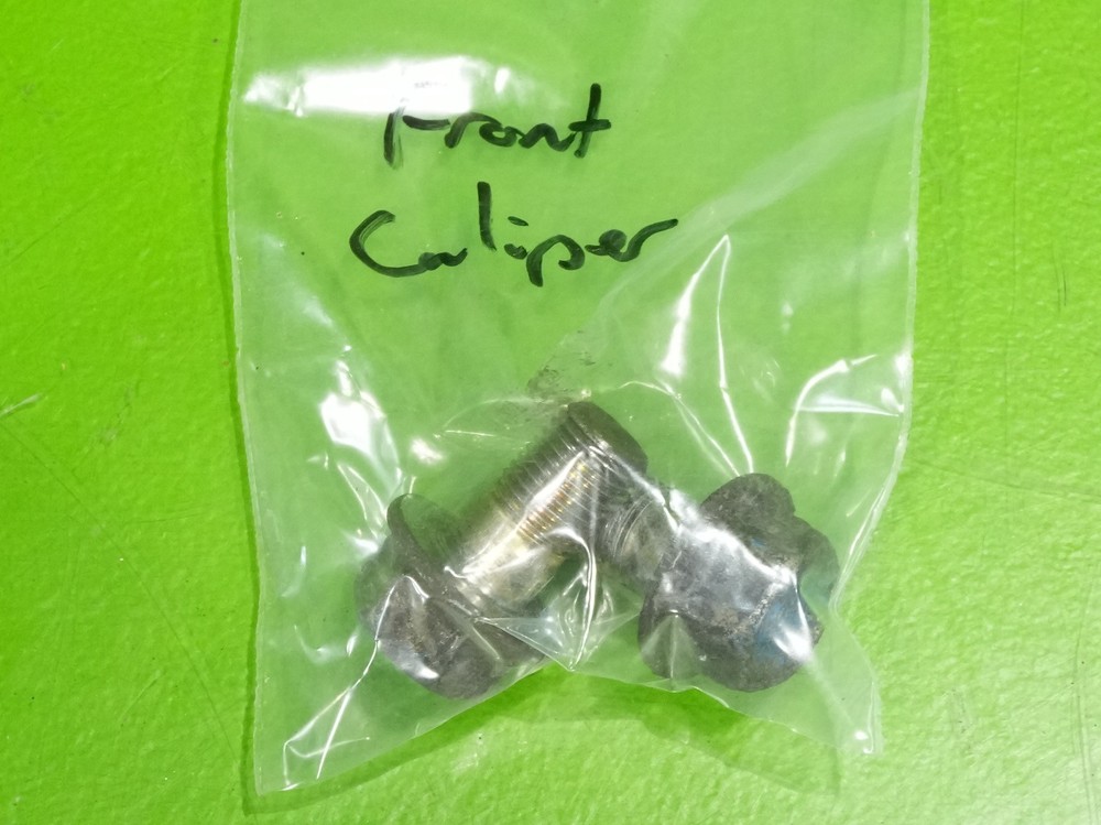 92-95 Civic EX Si del Sol OEM front brake caliper mount bolts SET left OR right