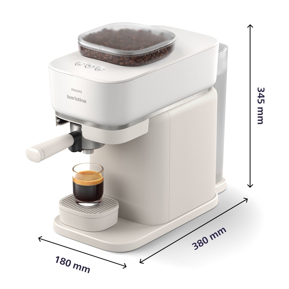 PHILIPS BAR303/00 Automatic Espresso Machine With White Milk Mount