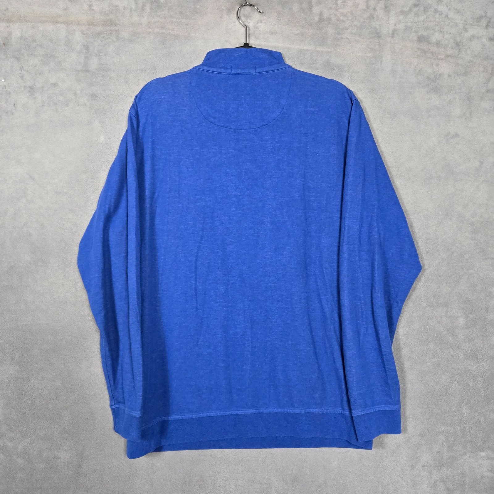 Peter Millar Golf Sweatshirt Mens XL Blue Crown Comfort Interlock 1/4 Zip