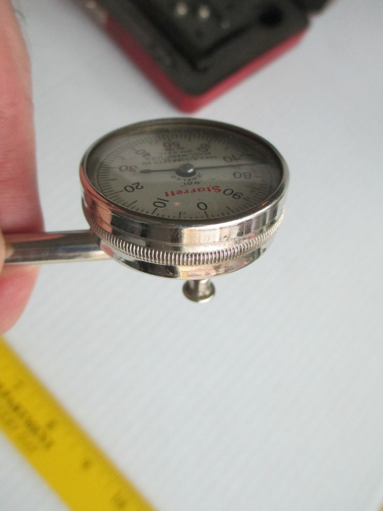 STARRETT 196 UNIVERSAL BACK PLUNGER DIAL INDICATOR SET B57