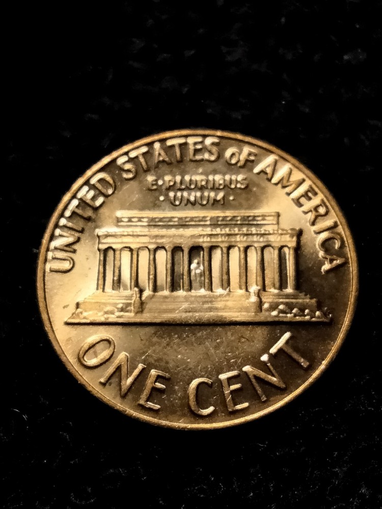 1969 D Lincoln Memorial Cent Die Break Error