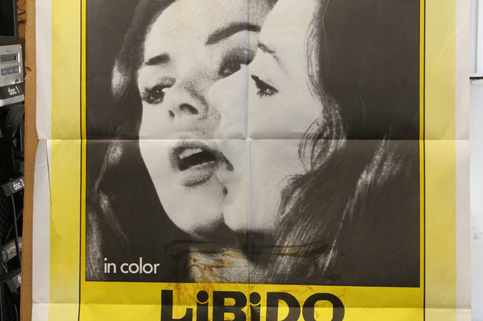 Libido The Urge To Love Original Movie Poster Paste Over Sensuous Teenager 1971