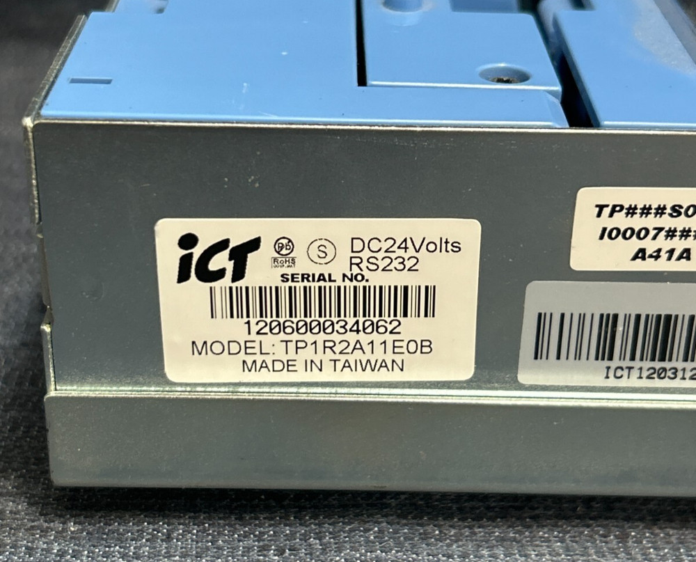 ICT TICKET PRINTER MODEL TP1R2A11E0B 24VDC