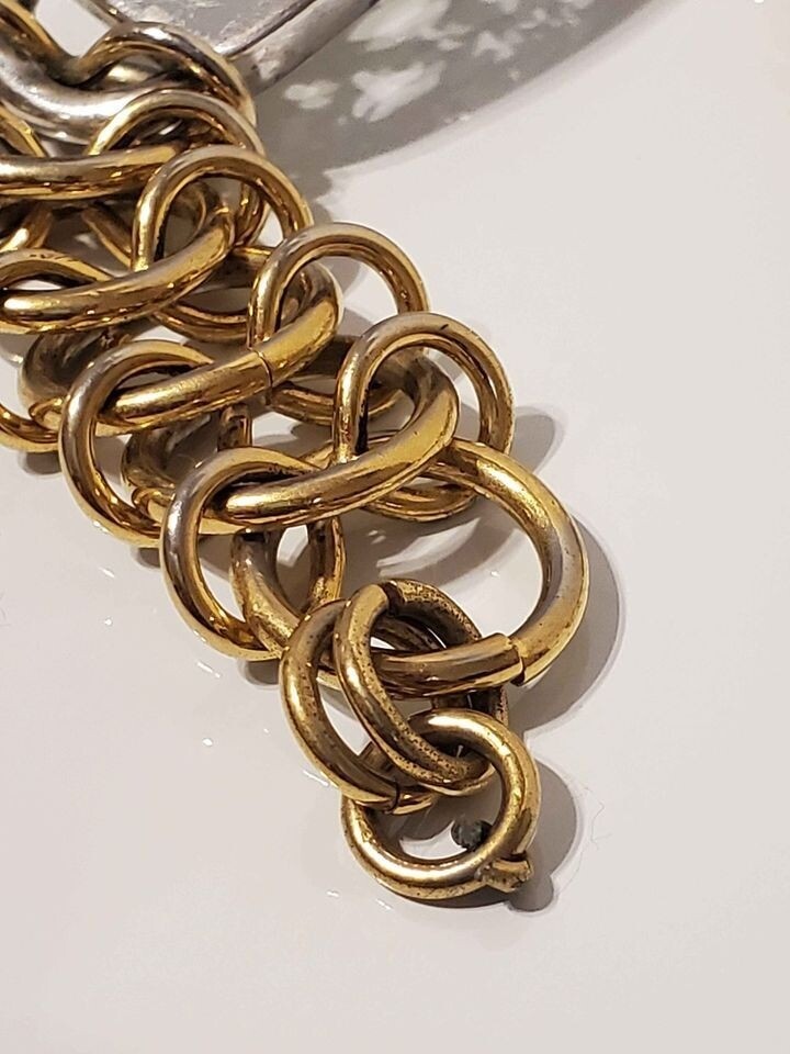 Two tone Premier Design Bracelet 6" (B178)