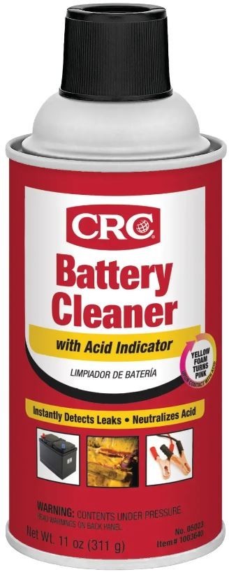 CRC 05023 Battery Cleaner with Acid Indicator 11 Wt Oz,
