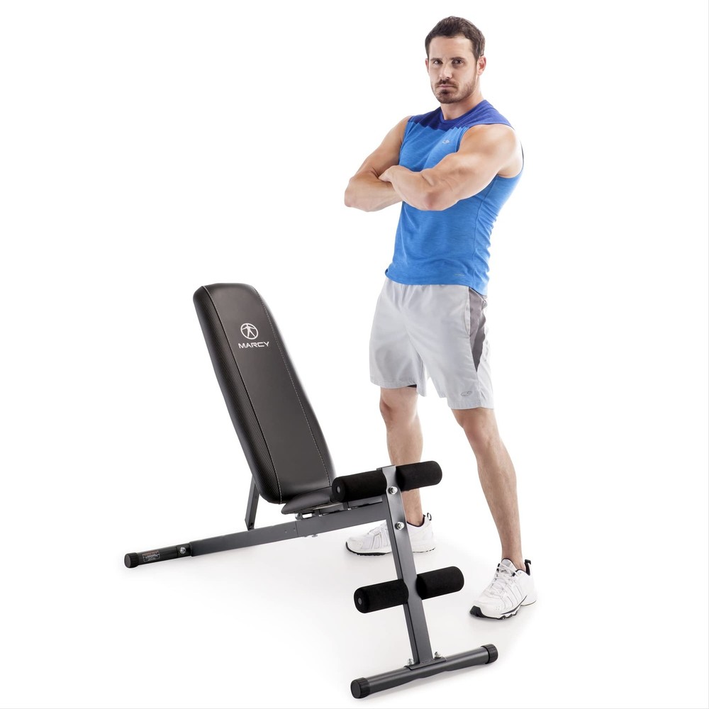 MultiPosition Utility Bench for Upright, Incline, Decline, Flat Workouts