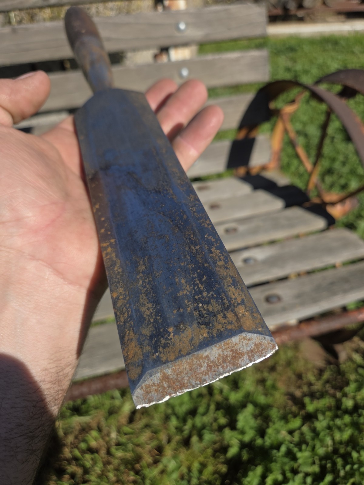 Vintage Greenlee 2" Timber Slick Socket Chisel Beam Hewing Timber Framing