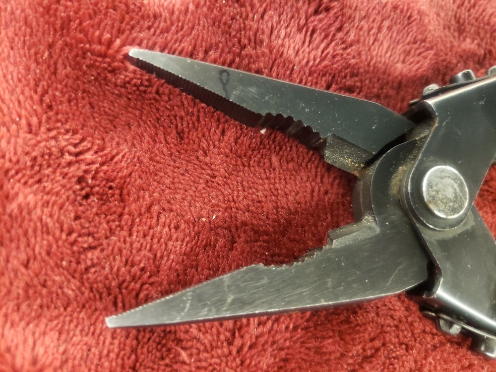 🔪🔪🔪 Gerber Multi Tool Black Needlenose MP600 Drop Point Blade 6ck needle nose
