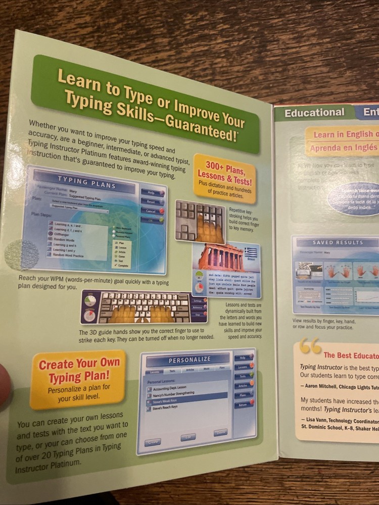 Individual Software Typing Instructor Platinum New Sealed