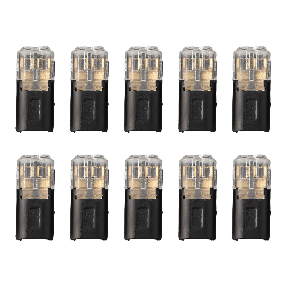 Secure Plug-In Connector Terminal Connection 10pcs Double-wire Reusable