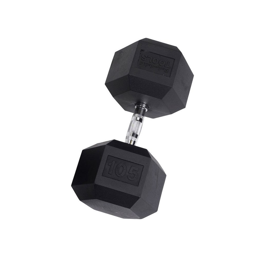 Body Solid SDR Rubber Hex Dumbbells 150 lb