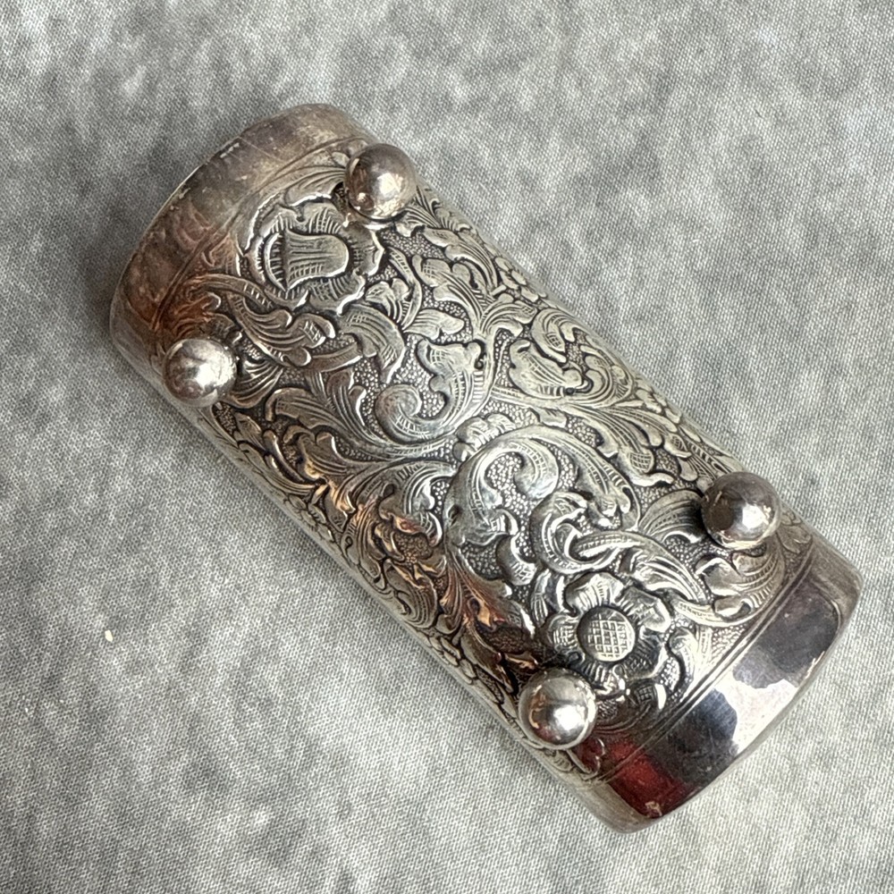 Vintage Dutch Silverplate Toothpick Holder Hendrik Hooijkaas