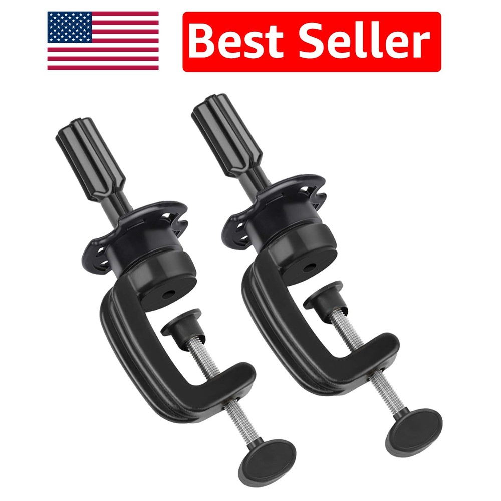 2 Pack Black Wig Mannequin Head Stand - Portable and Adjustable for Styling