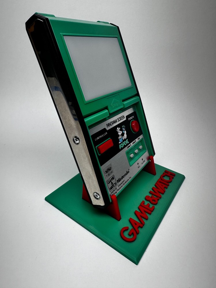 Nintendo Game & Watch Console Stand (STAND ONLY) Green/Red