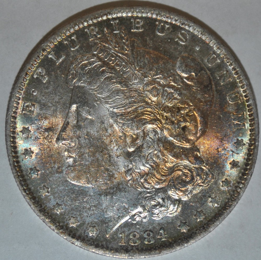 1884 o Morgan Silver Dollar {{{T331